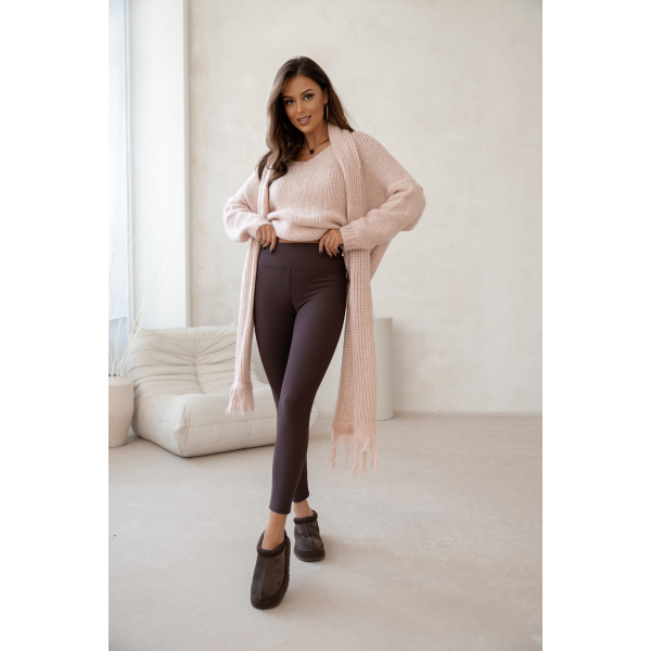 Legginsy STOP CELLULIT / Paulo Connerti / BROWN WARMING / S - M - L - XL